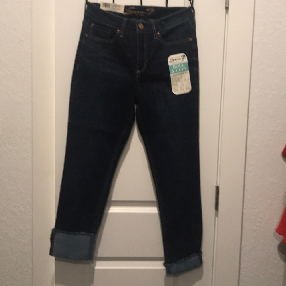 Cuffed jeans